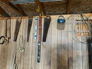 lot 114 image: Tools on Wall