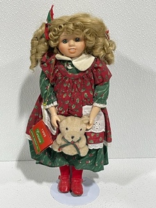lot 21 image: Porcelain Doll with Stand