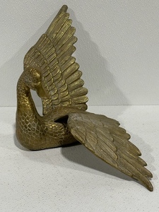 lot 51 image: Vintage Brass Duck