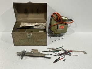 lot 94 image: Black & Decker Jig Saw in a Craftsman Metal Box