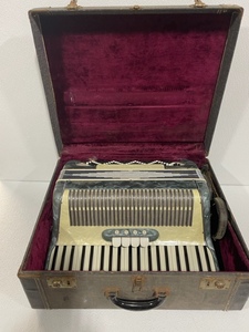 lot 143 image: Vintage Accordian and Case