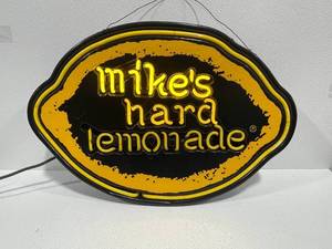 lot 81 image: Mikes Hard Lemonade Neon Sign