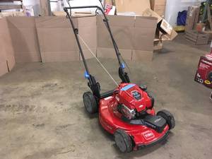 22 in. Recycler SmartStow Briggs & Stratton High Wheel FWD Gas Walk Behind Self Propelled Lawn Mower by Toro Customer Returns in working Order