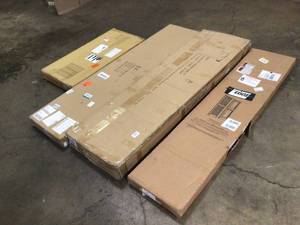 Lot of Mixed Assorted Furniture Includes Window Panels Divider, Headboard, and More unknown Condition Customer Returns See Pictures