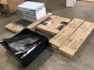 Lot of Mixed Assorted Harware and Garage Items   May Contain Missing Parts and Pieces  Customer Returns See Pictures