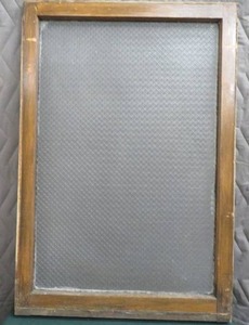 ANTIQUE WAVY GLASS TEXTURED WINDOW