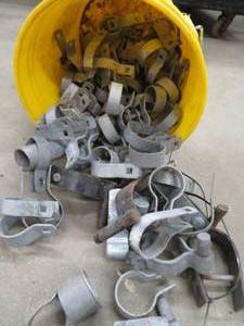 BUCKET OF CLAMPS