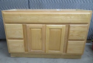 4 OAK VANITY