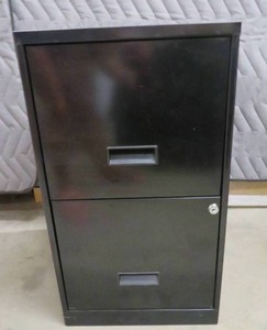 2 DRAWER METAL FILE CABINET