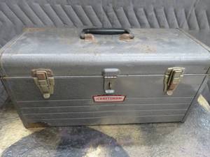 CRAFTSMAN METAL TOOL BOX FULL OF STUFF