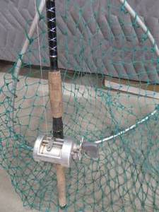 CABELAS SALT STRIKER ROD  MEGAROYAL PLUS REEL LANDING NET