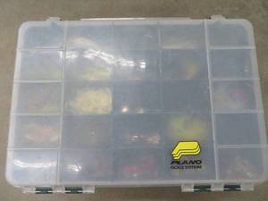 PLANO TACKLE BOX FULL OF NEW STUFF
