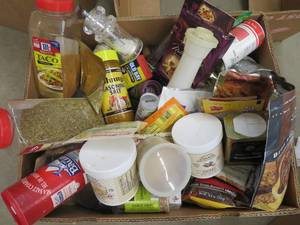 HUGE BOX OF SPICES. TASTFULLY SIMPLE PLUS MORE.