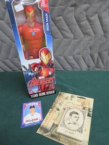 COLLECTABLE IRON MAN BOXED DOLL, PLUS