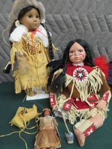 PORCELAIN INDIAN DOLLS