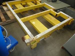lot 6 image: Very heavy duty warehouse machine mover 48x68 inches