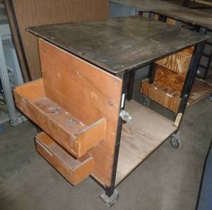 lot 34 image: Warehouse cart 36 wide x 24 deep x 38 high