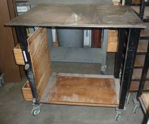 lot 35 image: Warehouse cart 36 wide x 24 deep x 38 high