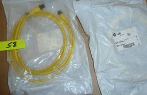 lot 58 image: 2 New Allen Bradley cables 4 pin 889D