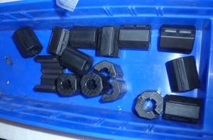lot 87 image: 14 Large Ferrite blocks