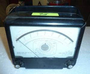 lot 95 image: Nice Vintage Simpson 269 Ohmmeter