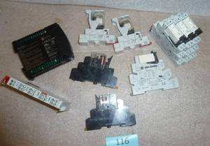 lot 116 image: Group of Allen Bradley and IDEC relays