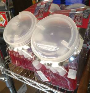 lot 144 image: 2 containers of scented hand sanitizer - Lavender, Berries