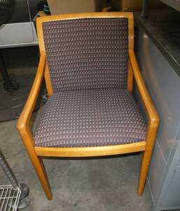 lot 154 image: Nice wood office chair