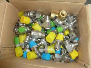 lot 159 image: Box of various new Cajon fittings