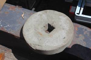 lot 327 image: Vintage Stone Sharpening Wheel