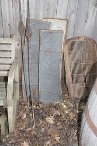 lot 404 image: Lot of (3) Vintage Ceiling Tins