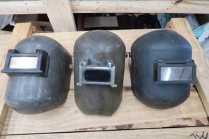 3 WELDING HELMETS