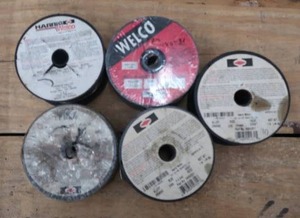 5 WELDING WIRE SPOOLS
