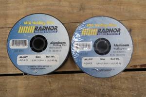 2 ALUMINUM WELDING WIRE SPOOLS