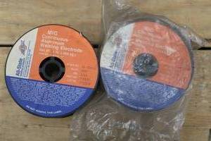 2 ALUMINUM WELDING WIRE SPOOLS