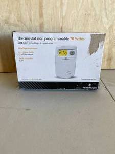 Emerson Non-programmable Digital Thermostat, Vertical Profile