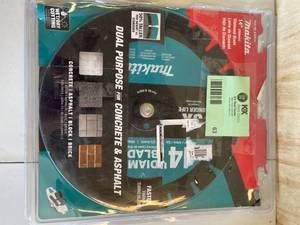 Makita 14 in. Segmented Rim Dual Purpose Diamond Blade