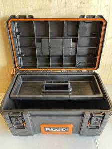 RIDGID 22 in. Pro Tool Box, Black