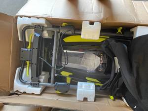 RYOBI 40V Brushless 20 in. Cordless Walk Behind Self-Propelled Lawn Mower customer Return See Pictures