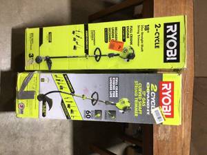 lot 95 image: Lot of Ryobi Shaft String trimmers Customer Returns See Terms on Auction