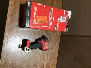 lot 33 image: M18 FUEL 18-Volt Lithium-Ion Brushless Cordless 14 in. Hex Impact Driver (Tool-Only) by Milwaukee Customer Returns See Terms on Auction