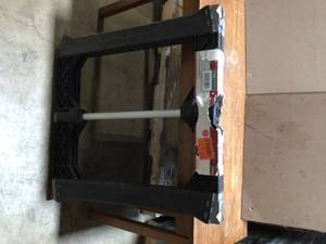 lot 36 image: X-Horse 2.5 ft. Workbench by Husky Customer Returns See Terms on Auction