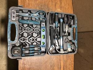 lot 41 image: Home Tool Kit (76-Piece) by Anvi Customer Returns See Terms on Auction
