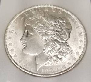 1890 MORGAN SILVER DOLLAR MS65 USNG