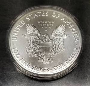 2020 AMERICAN SILVER EAGLE 1 TROY OZ .999 FINE SILVER IN AIRTITE