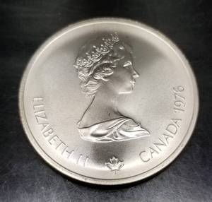 1.5 oz 92.5% STERLING SILVER 1976 CANADA $10 OLYMPIC
