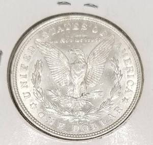 1921 MORGAN SILVER DOLLAR BU-UNC
