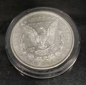1891-S MORGAN SILVER DOLLAR IN AIRTITE