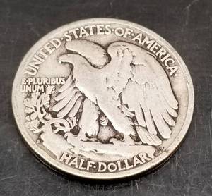 1927-S WALKING LIBERTY HALF DOLLAR