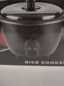 PARINI Non-stick Rice Cooker With Scoop Measure Cup Makes 6.6 Cups